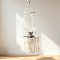 Macrame Hanging Cat Bed
