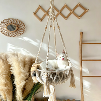 Macrame Hanging Cat Bed