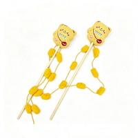 Plush Bear Interactive Cat Wand Toy